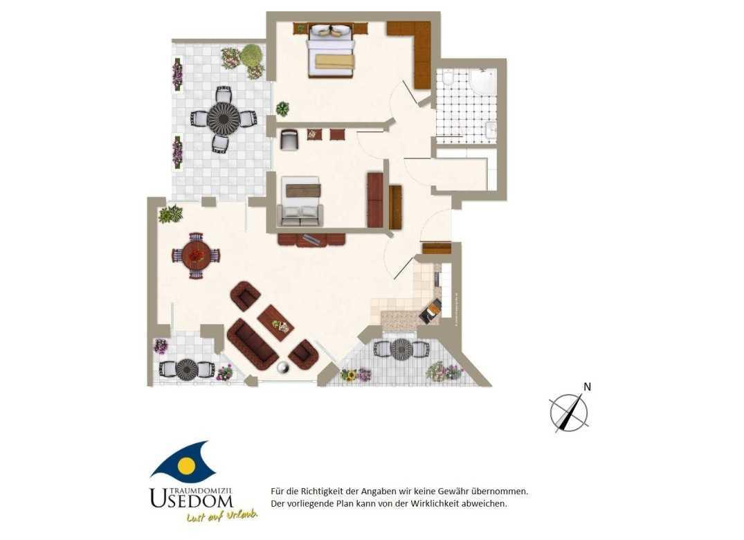 Duenen-Residenz A 20 Appartement Heringsdorf  Buitenkant foto